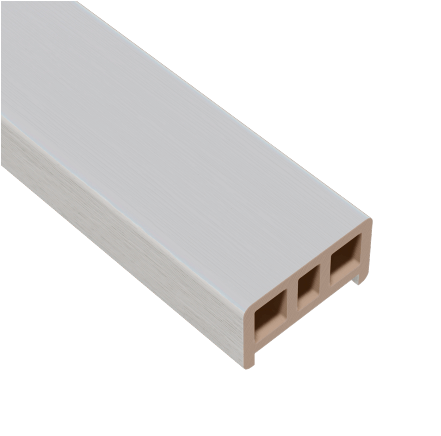 Перила Terrapol Praktik 2400х84х43 мм Жемчуг