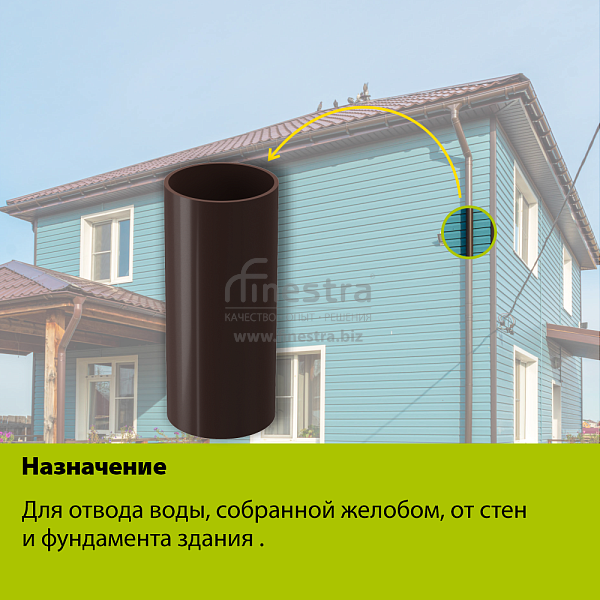Docke PREMIUM Труба водосточная 3000мм