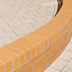 Тротуарный кирпич Westerwalder Klinker Classic 200x100x40мм  — PK81 Niederlausitzer Gelb 