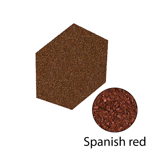 Заглушка треугольного конька Gerard Spanish red