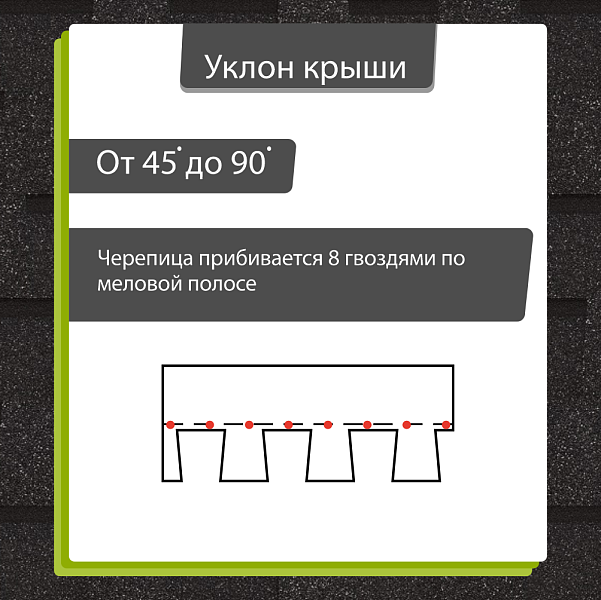 Ламинированная черепица Docke DRAGON ОРИДЖИНАЛ 2.38м2/уп Асфальт