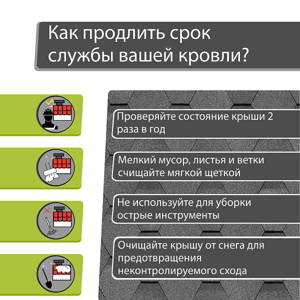 Гибкая черепица Docke КОМФОРТ Стамбул 4,1м2/уп Титан