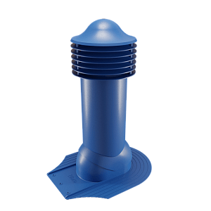 Купить Труба вентиляционная Viotto для мягкой кровли при монтаже (утепленная, d150 мм, h650 мм) RAL 5005 Сигнальный синий в Иркутске