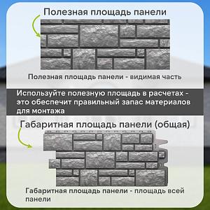 Панель Docke ПРЕМИУМ БУРГ 1070x470мм 0.42м2  — Оникс