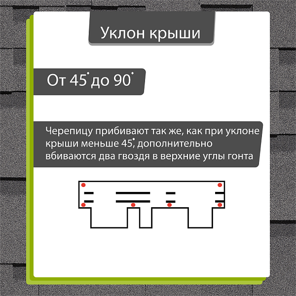 Гибкая черепица Docke СТАНДАРТ коллекция Тетрис 3м2/уп Серый