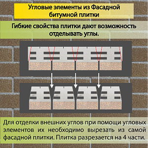 Купить Фасадная битумная плитка Docke PREMIUM BRICK  2 м2/уп Бежевый в Иркутске