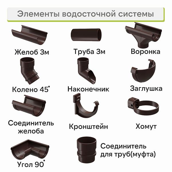 Docke ЛЮКС Хомут универсальный Шоколад