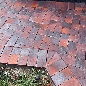 Тротуарный кирпич Westerwalder Klinker Classic 200x100x40мм  — PK810 Violettblau Geflammt
