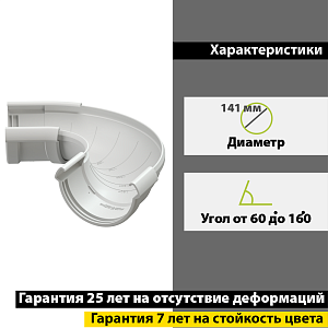 Купить Docke LUX Угол регулируемый 60°-160° Пломбир в Иркутске