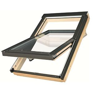 Купить Мансардное окно Fakro FTT U8 Thermo с трехкамерным стеклопакетом в комплекте с EHV-AT Thermo и XDK Тип 09 94x140см в Иркутске