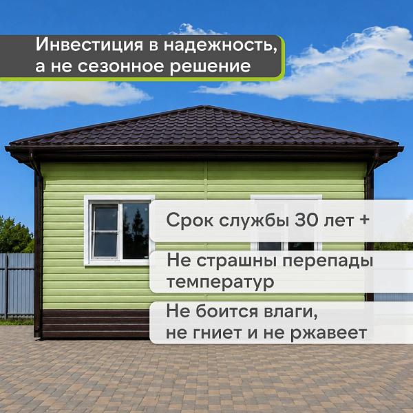Docke СТАНДАРТ Сайдинг D4.5D 3000x230 0,69 м2 Киви