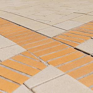 Тротуарный кирпич Westerwalder Klinker Classic 200x100x40мм  — PK81 Niederlausitzer Gelb 