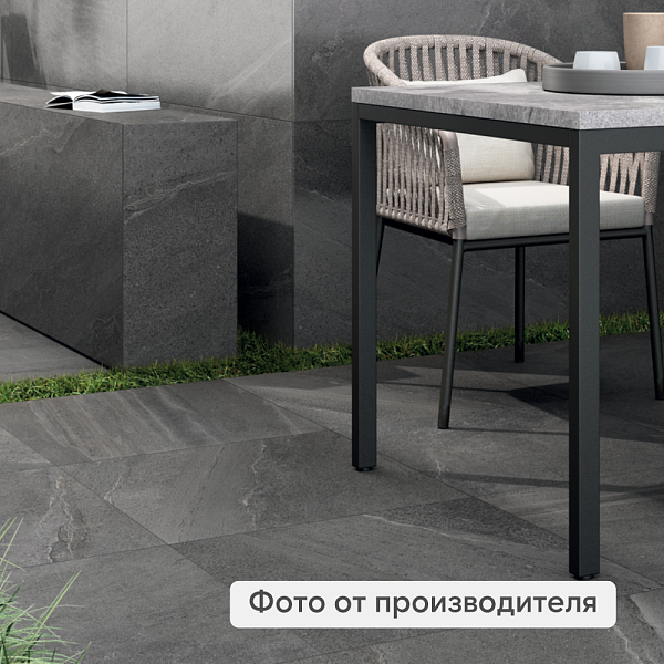 Террасная плита ITALON CONTEMPORA 600х600х20мм (2шт/уп.) Carbon