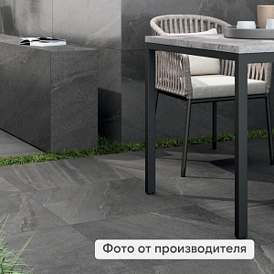 Террасная плита ITALON CONTEMPORA 600х600х20мм (2шт/уп.)  — Carbon