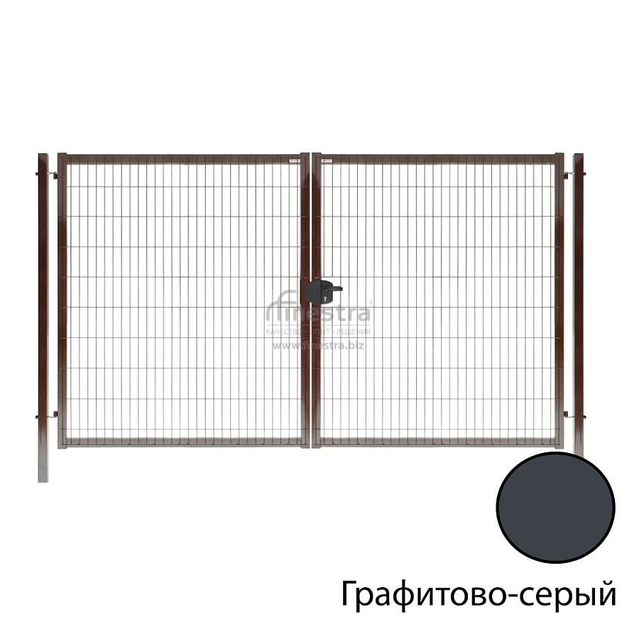 Ворота распашные Medium с замком 2030х4000мм