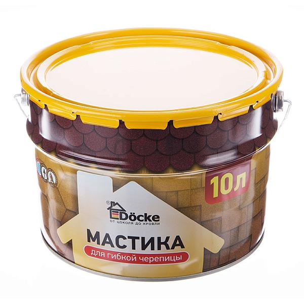 Мастика Docke для гибкой черепицы 10л (10,8кг)