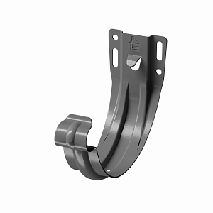 Docke STAL PREMIUM Карнизный кронштейн D125 (Снято с производства)  — Графит (RAL 7024)