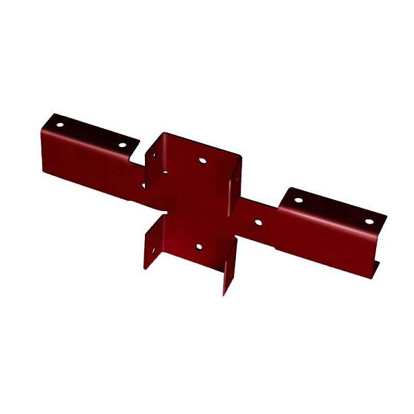 Х-кронштейн GL 248х109х40 мм RAL 3005 (вишневый) 