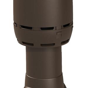 Купить Вентиляционная труба Vilpe FLOW 125/160ИЗ/500 с колпаком (вытяжка) коричневый 350044 в Иркутске