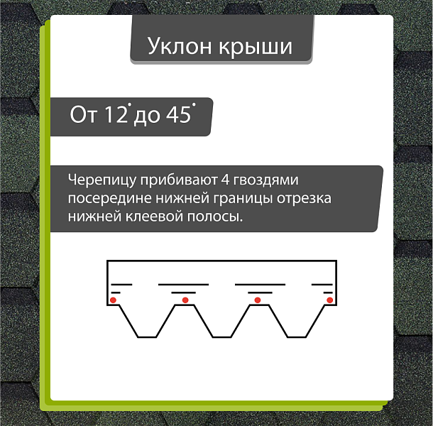 Гибкая черепица Docke ЕВРАЗИЯ Шестигранник 3м2/уп Зеленый