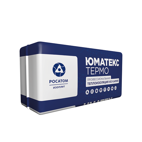 Базальтовая теплоизоляция UMATEX Termo Smart (XL) 100 1200x600мм (0.576м3), уп.