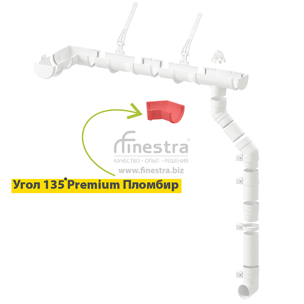 Docke PREMIUM Угловой элемент 135