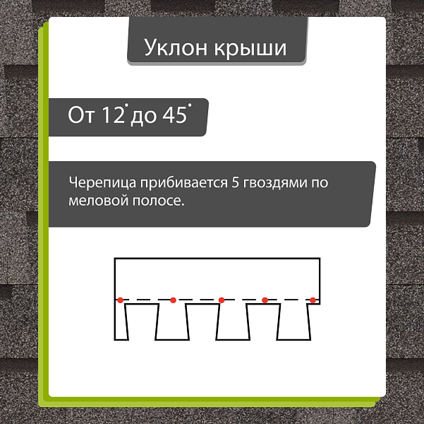 Ламинированная черепица Docke DRAGON ОРИДЖИНАЛ 2.38м2/уп Титан