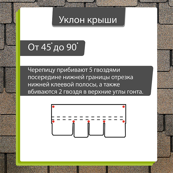 Гибкая черепица Docke ЛЮКС Саппоро 2.4 м2/уп Вагаси