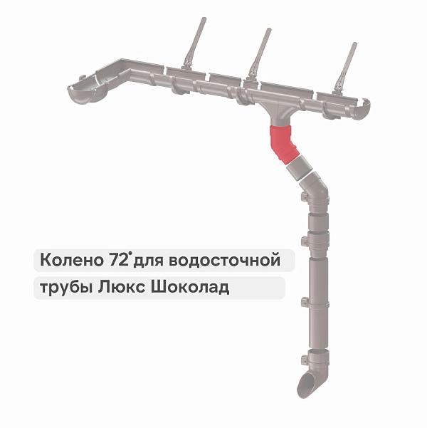 Docke ЛЮКС Колено 72° Шоколад