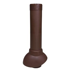 Купить Вентиляционная труба Vilpe 110/110/500 без колпака (канализация) шоколадный 74112B в Иркутске