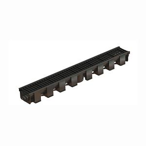 Лоток пластиковый с чугунной решеткой Aquastok AQUA-TOP Series X (комплект) 1000х140х90мм 1093x Лоток пластиковый с чугунной решеткой Aquastok AQUA-TOP Series X (комплект) 1000х140х90мм 1093x