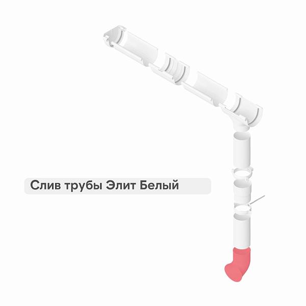 Слив трубы Альта-Профиль "Элит" ПВХ Белый