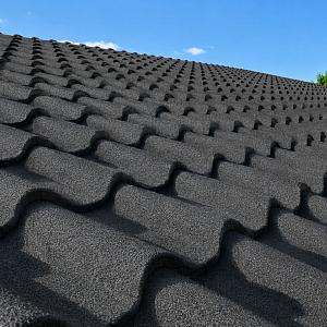 Композитная черепица Stone Cover Андалузия 1280x420х0,45мм 0,46м2 — Графит (RAL 7024) Композитная черепица Stone Cover Андалузия 1280x420х0,45мм 0,46м2 — Графит (RAL 7024)
