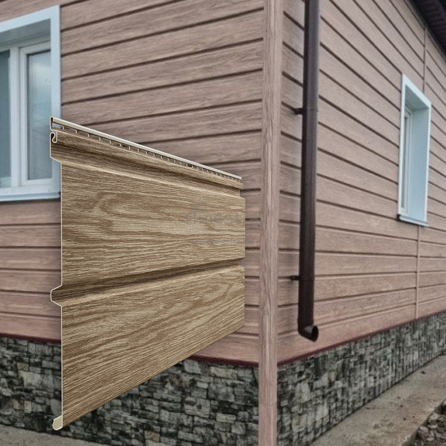 Docke LUX Сайдинг D6S Брус 3600х300мм 1.08м2