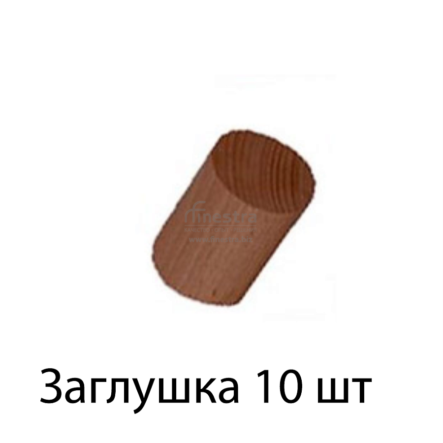 Комплект для скрытого крепления террасной доскиTerrapol (заглушка 10 шт + саморез 10 шт)
