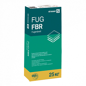 Strasser FUG FBR Сухая затирочная смесь для широких швов (5-30 мм), 25 кг.  — (72058) Бежевый