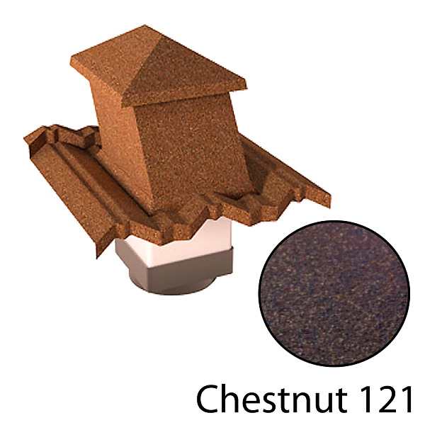 Вентиляционный выход Milano MG 15-45 (пластик) Chestnut 121