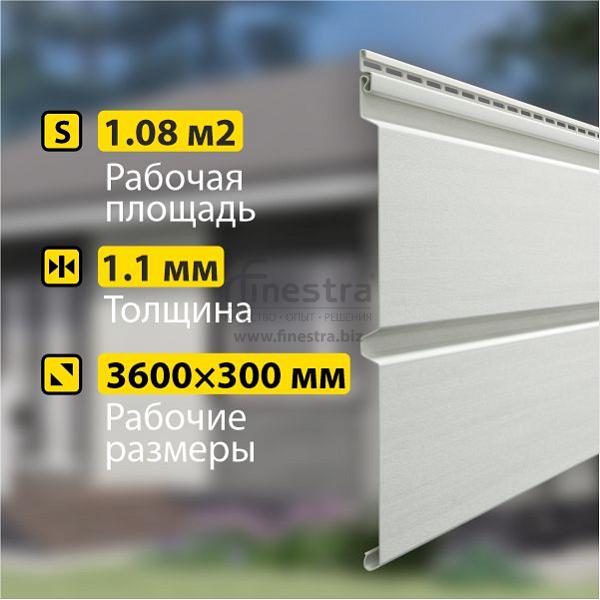 Docke PREMIUM Сайдинг D6S Брус 3600х300 1.08м2