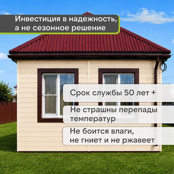 Docke ПРЕМИУМ Сайдинг D6S Брус 3600х300 1.08м2 Светлый клен