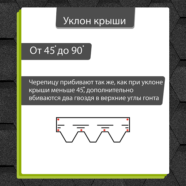 Гибкая черепица Docke КОМФОРТ Стамбул 4,1м2/уп Асфальт
