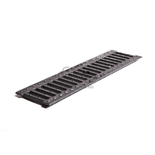 Решетка чугунная щелевая РЧЩ Norma DN100 B125 Aquastok 500х136х15мм 31013В